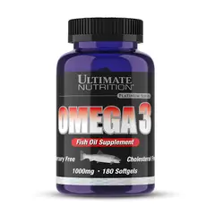 ULTIMATE NUTRITION - Omega 3 Fish Oil 180 Capsulas