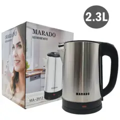 GENERICO - Hervidor Eléctrico de Acero Jarra De Agua 2.3 Litros Acero Inoxidable