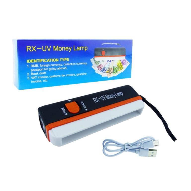 Detector Con Linterna RX-UV Recargable