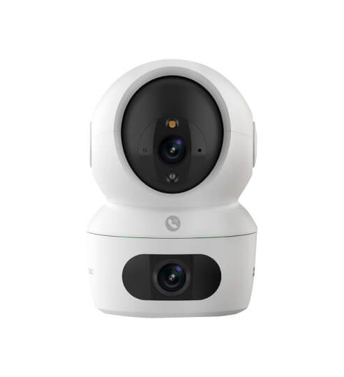 CAM IP PT LENTE DUAL INTERIOR 8MP WIFI LENTE 28+6MM