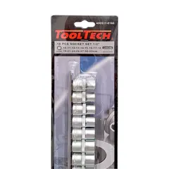 GENERICO - Riel XL 16 Dados 1/2" Hex 10-32mm Tooltech Taiwan