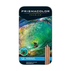 PRISMACOLOR - Colores Acuarelables Profesionales Premier x12