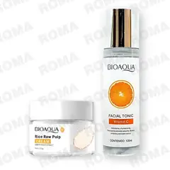 BIOAQUA - PACK CREMA ACLARANTE Y TÓNICO FACIAL VITAMINA C