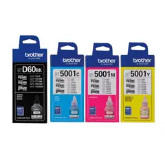 BROTHER - KIT de 4 Tintas Btd60bk / Bt5001c / Bt5001m / Bt5001y