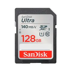 SANDISK - Memoria SD Ultra 128GB de 140mbs