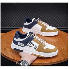 GENERICO - ZAPATILLA PARA HOMBRE DENIMASR AZUL / BEIG - C005