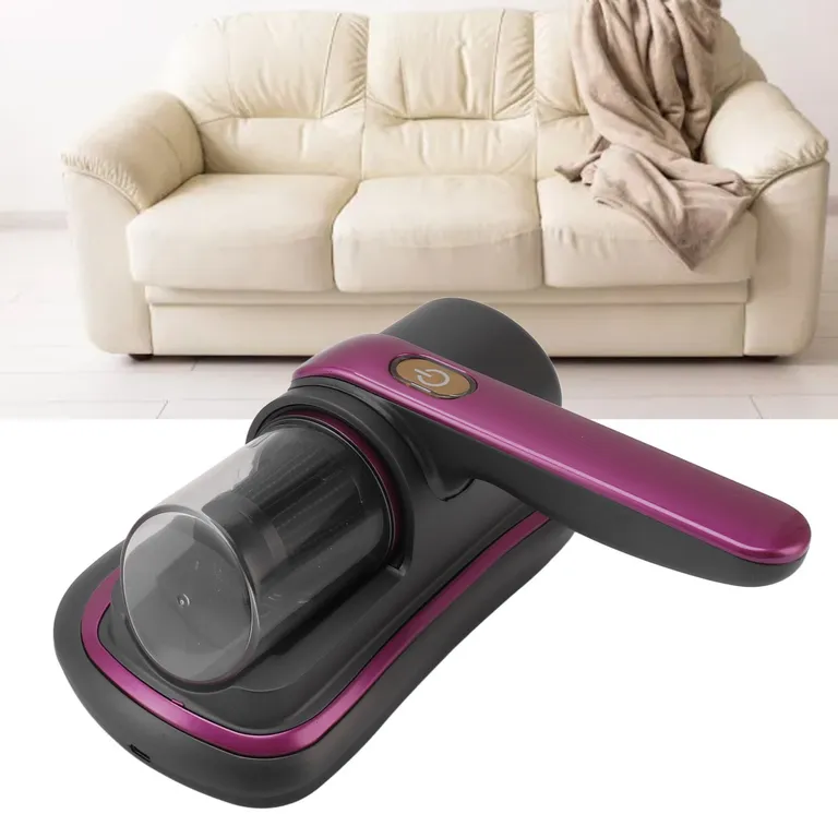 Aspiradora Recargable Anti Ácaros Portátil Luz Uv Eliminador De Ácaros