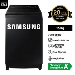 SAMSUNG - Lavadora 16 Kg Carga Superior WA16CG6441BVPE