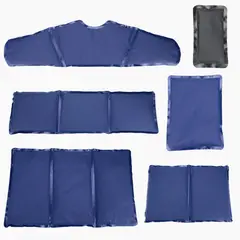 GENERICO - Compresas de Gel 6 PZS Color Azul Marino