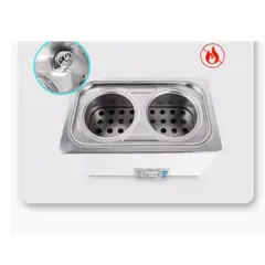 GENERICO - Baño María Digital 2 Hoyo con Control de Temperatura y Tiempo