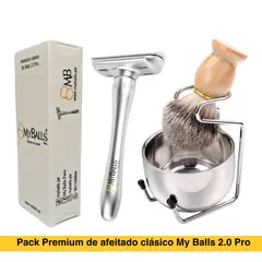 MY BALLS PERÚ - Pack Premium de Afeitado clásico My Balls 2.0 Pro®