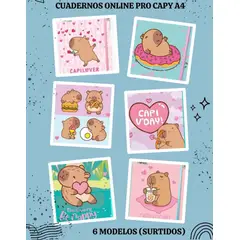 GENERICO - CUADERNOS CAPIBARA PACK X6 - 150 HOJAS A4