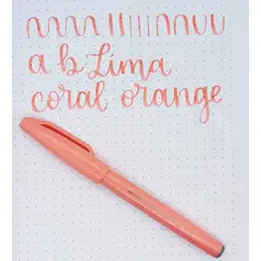 PENTEL - Brush Pen Touch Lettering Coral Pink