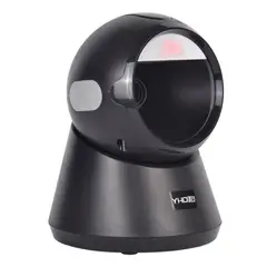 JPSYSTEMS - Lector escaner de código de barras alámbrico de mesa USB omnidireccional 2D 1D YHD-9100D