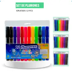GENERICO - Set de Plumones Gruesos