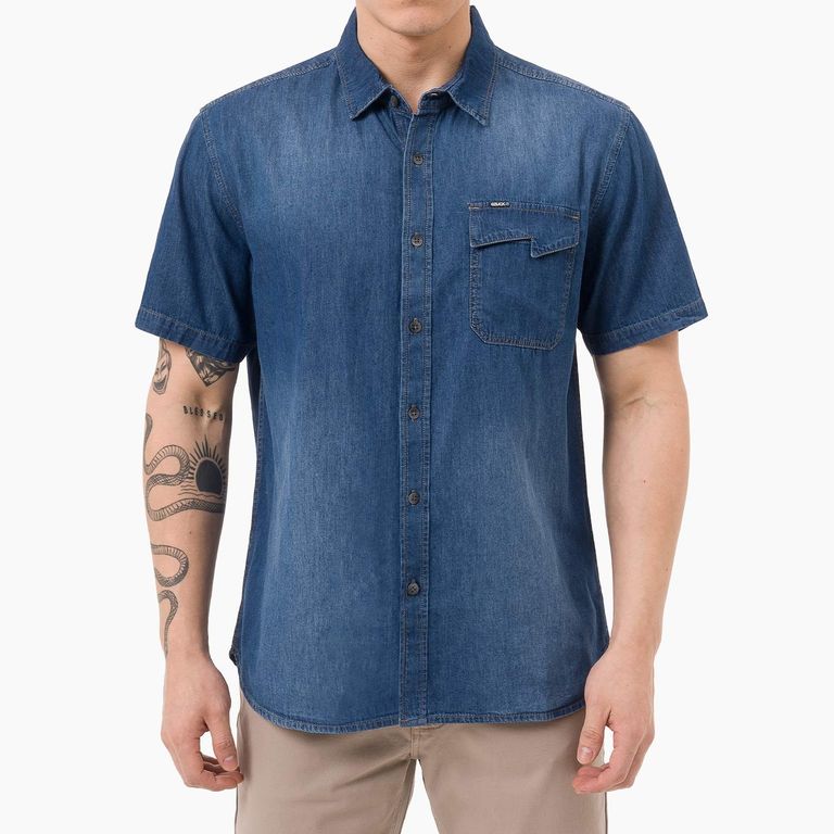 Camisa Moda Denim Dawsom Hombre