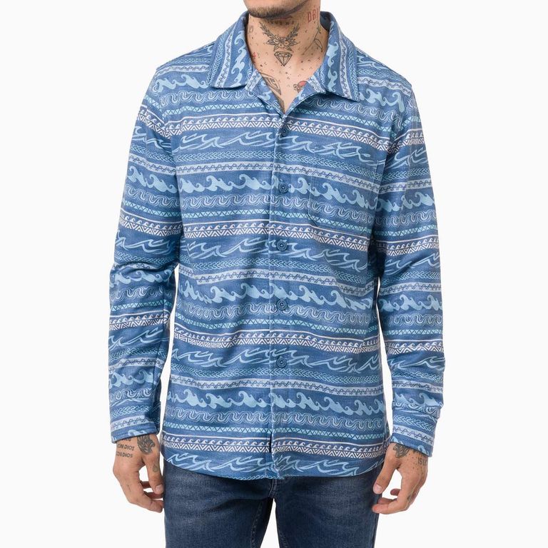 Camisa Moda French Terry Dyzuck Hombre