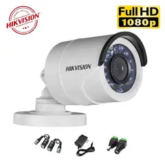 HIKVISION - Cámara Tubo FullHD IR 20m + Accesorios