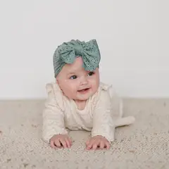 LUCALAND - Turbante broderie de colores para bebé