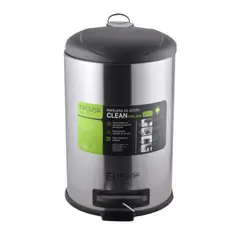 FACUSA - Papelera 20LT Clean C/Asa (D30.5*44.5cm) - 984152001