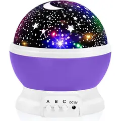 GENERICO - Lámpara Proyector De Noche Giratorio Para Dormir Luz LED