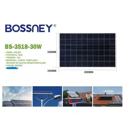 GENERICO - Panel Solar 20w 18v Monocristalino