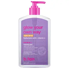 B TAN - Gel autobronceador Glow Your Own Way Next Level 473 ml btan
