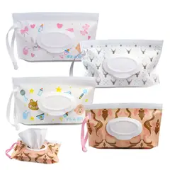 GENERICO - Pack 2 Porta Toallitas Pañitos Dispensador De Toallitas Niña