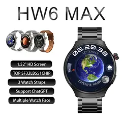 GENERICO - SMARTWATCH HW6 MAX HOMBRE CORREAS INTERCAMBIABLES
