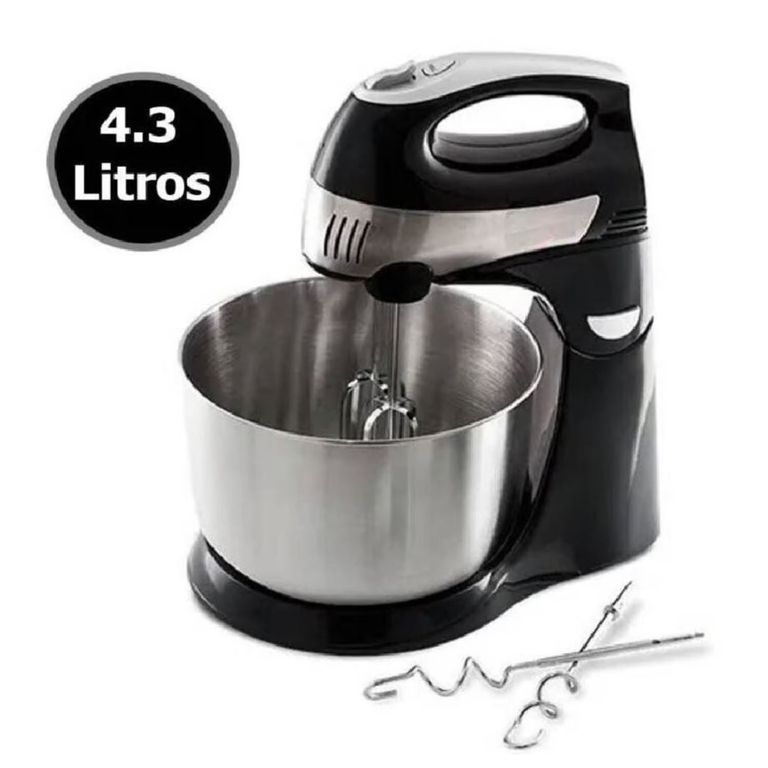 Batidora de Mano y Pedestal 300 Watts HM925S - Negro
