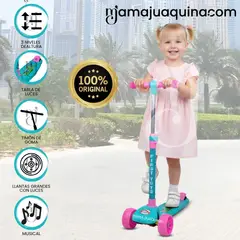 FIRST TOY - Scooter para Niños «JIRAFI» Dark Pink