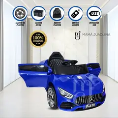 MERCEDES BENZ - Carro a Batería de Lujo «MERCEDES DEPORTIVE» Licenciado Blue
