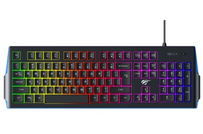 Teclado Gamer de membrana RGB GAMENOTE KB866L color Negro
