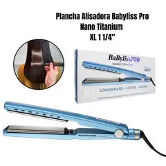 BABYLISS PRO - Plancha Nano Titanium XL 1 1/4" BNT9091TXLPE