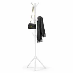 MINARI - Perchero de Pie Colgador de Carteras Ropa Blanco P38
