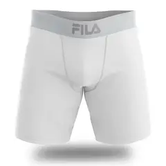 FILA - Bóxer Largo Pretina Ancha Blanco