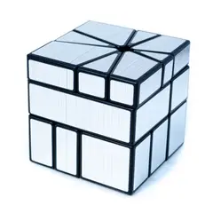 SHENGSHOU - Cubo Mágico AXIS MIRROR SQ-1 Plateado SENGSO