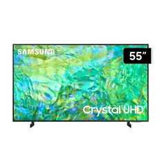 SAMSUNG - Televisor Crystal 55 UHD 4K Smart TV Tizen OS UN55CU8200GXPE