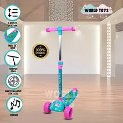 FIRST TOY - Scooter para Niños «JIRAFI» Dark Pink