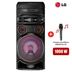 LG - Torre de sonido XBOOM RNC7 Multi-Bluetooth Karaoke Star