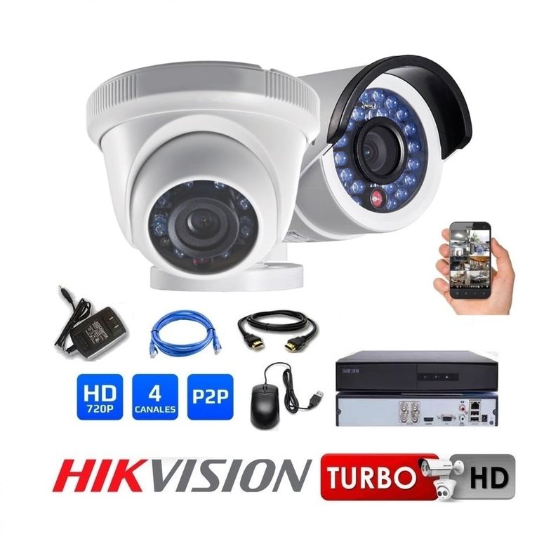 Kit 02 Cámaras Seguridad HD Combo Renovación