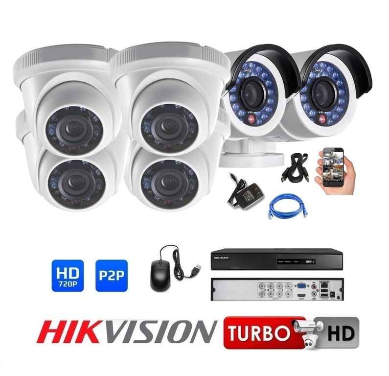 Kit 06 Cámaras Seguridad HD Combo Renovación