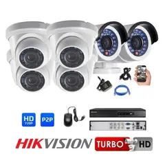 HIKVISION - Kit 06 Cámaras Seguridad HD Combo Renovación