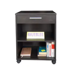 TEMEL - Mesa Auxiliar Mesa para Laptop Mesa para Oficina u hogar color Wengue - iMUEBLES