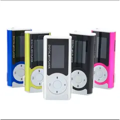 GENERICO - Reproductor de musica mp3 clip recargable sport audífono cable usb