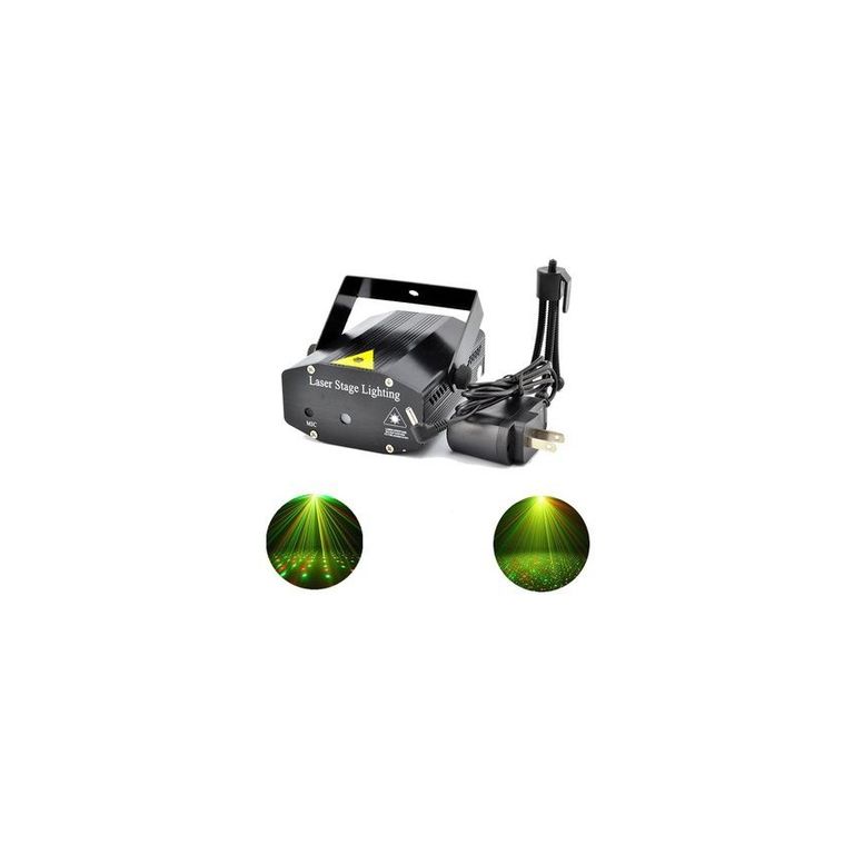 Proyector laser luces psicodélicas audiorítmico para fiesta