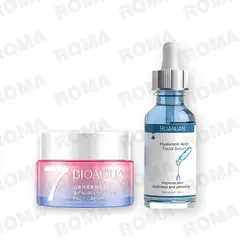 BIOAQUA - PACK CREMA HIDRATANTE VEGANA Y SERUM HYALURONIC BLIANLIAN