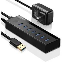 UGREEN - 7 Puertos Hub USB 3.0, Hub USB 3.0
