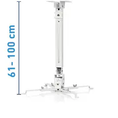OEM - Rack soporte para proyector de techo o pared regulable 61-100 cm