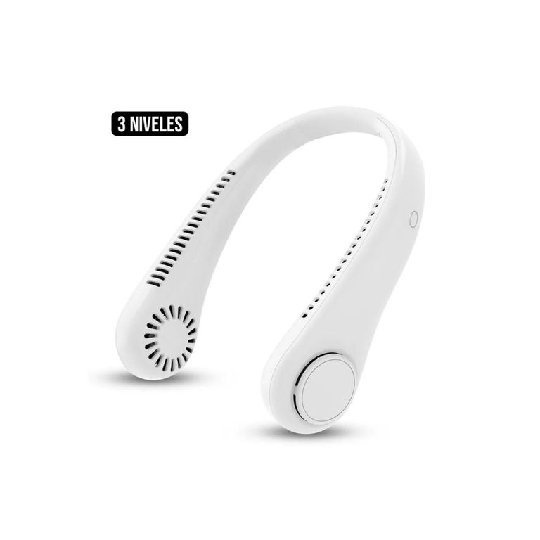 Ventilador de Cuello Portátil con Diseño Manos Libres 3 Velocidades